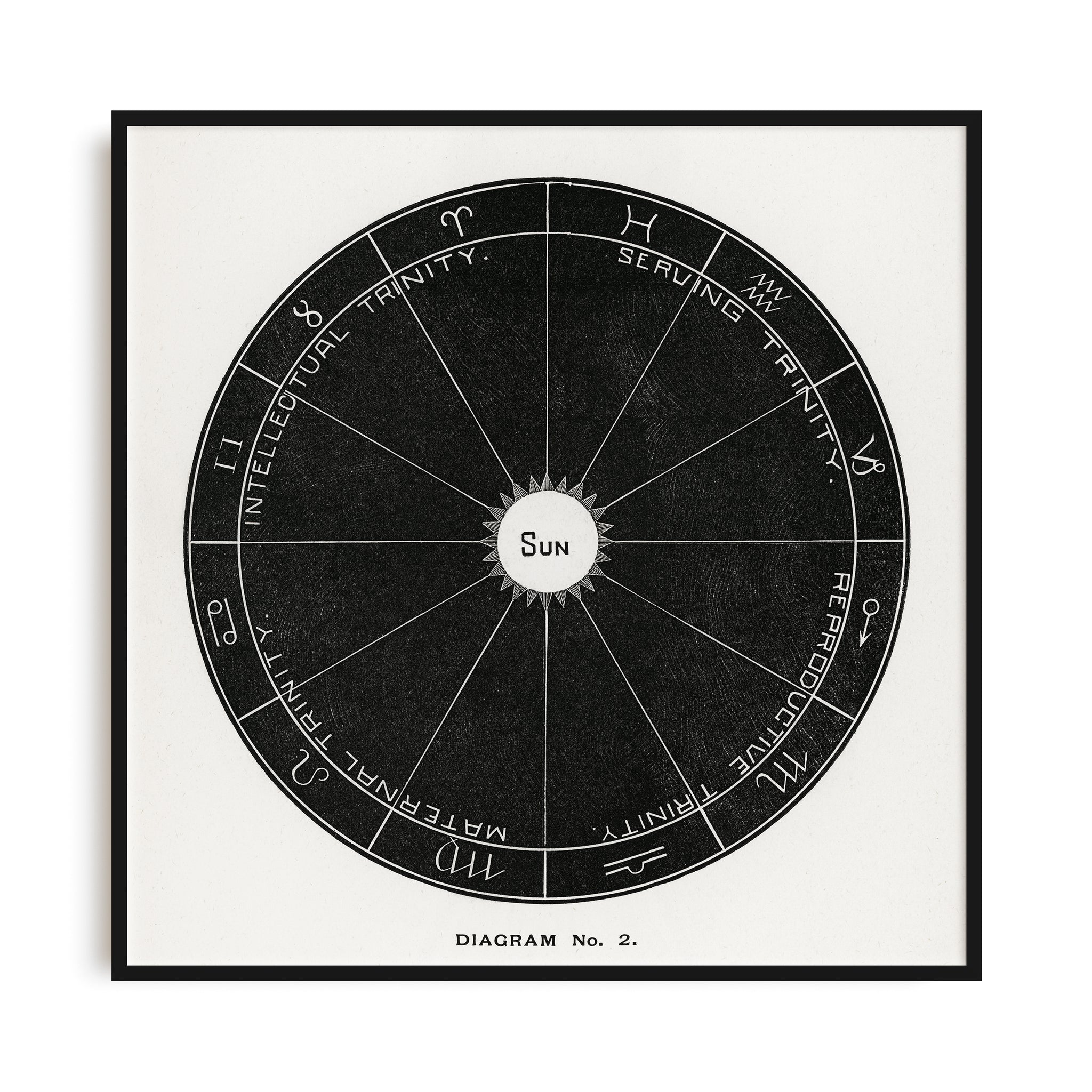 Diagram no.2 - Solar Biology by Hiram Erastus Butler (1841–1916)